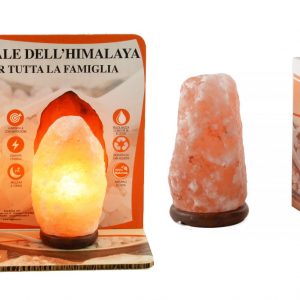 SAL00000 ESPOSITORE LAMPADE DI SALE ROSA DELL'HIMALAYA