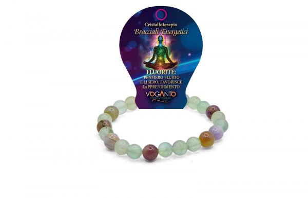 STO059 BRACCIALE ENERGETICO FLUORITE