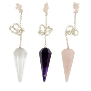 pendolo esagonale in pietra confezione assortita