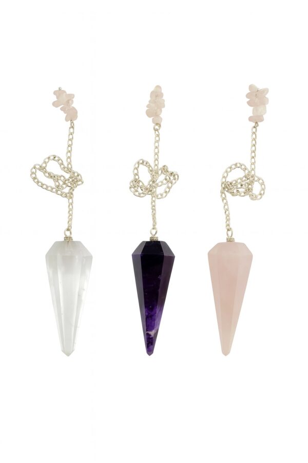 pendolo esagonale in pietra confezione assortita