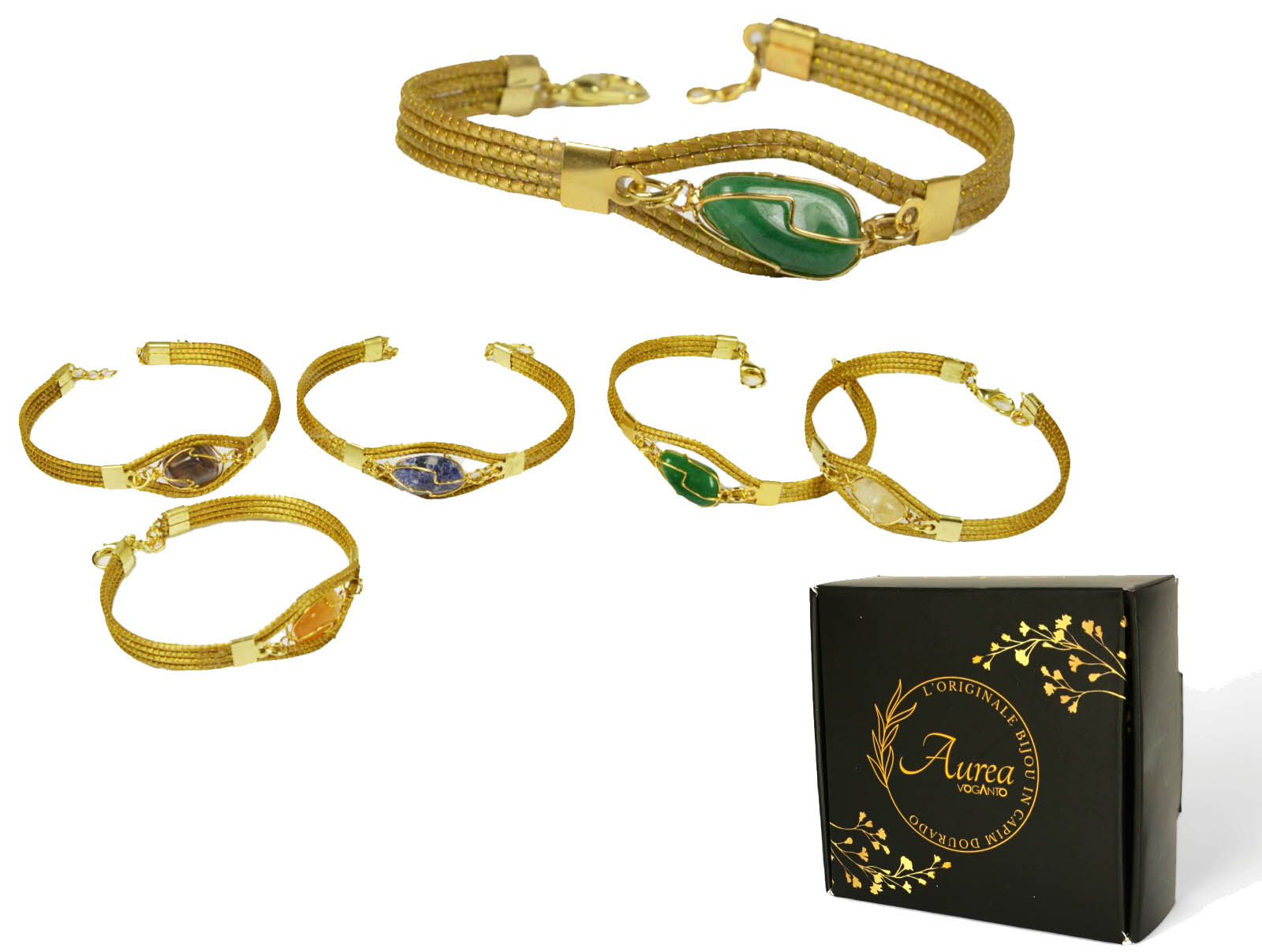 Orecchini A Goccia Tripla In Capim Dourado - Artigianali Brasiliani In Fibra Naturale - Leggeri E Ipoallergenici