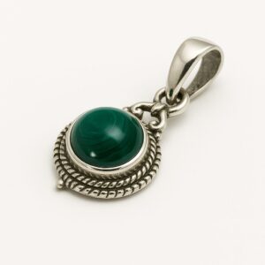 CIONDOLO 925 IN MALACHITE