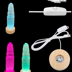 base luminosa all'ingrosso per selenite e cristalli