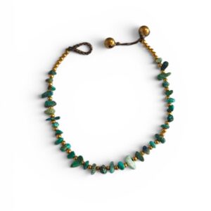 bracciale ottone crisocolla all'ingrosso