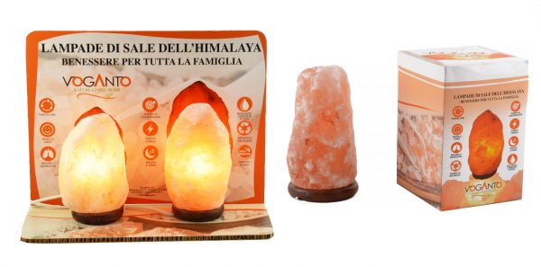 SAL00000 ESPOSITORE LAMPADE DI SALE ROSA DELL'HIMALAYA