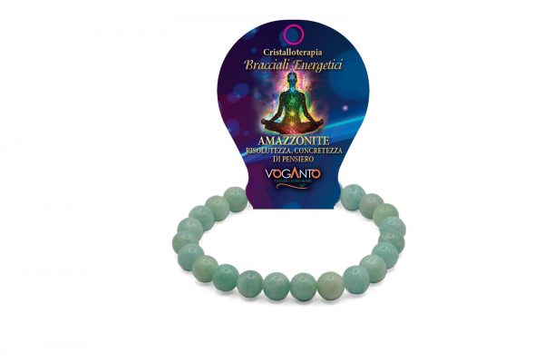 STO050 BRACCIALE ENERGETICO AMAZZONITE