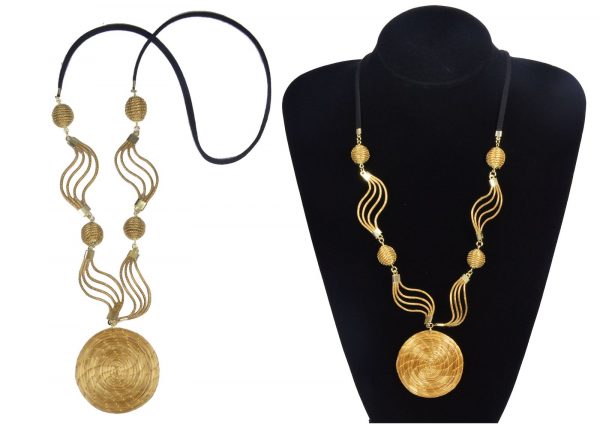 Collana-in-Oro-Vegetale-Capim-Dourado