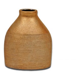 Vaso in ceramica sabbia dorata