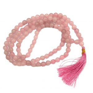 Japa mala quarzo rosa