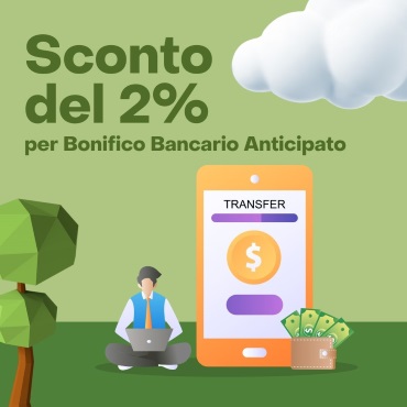 SCONTO 2% BONIFICO