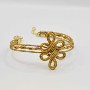 Bracciale fiore capim dourado