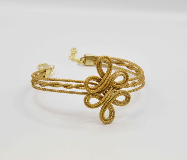 Bracciale fiore capim dourado