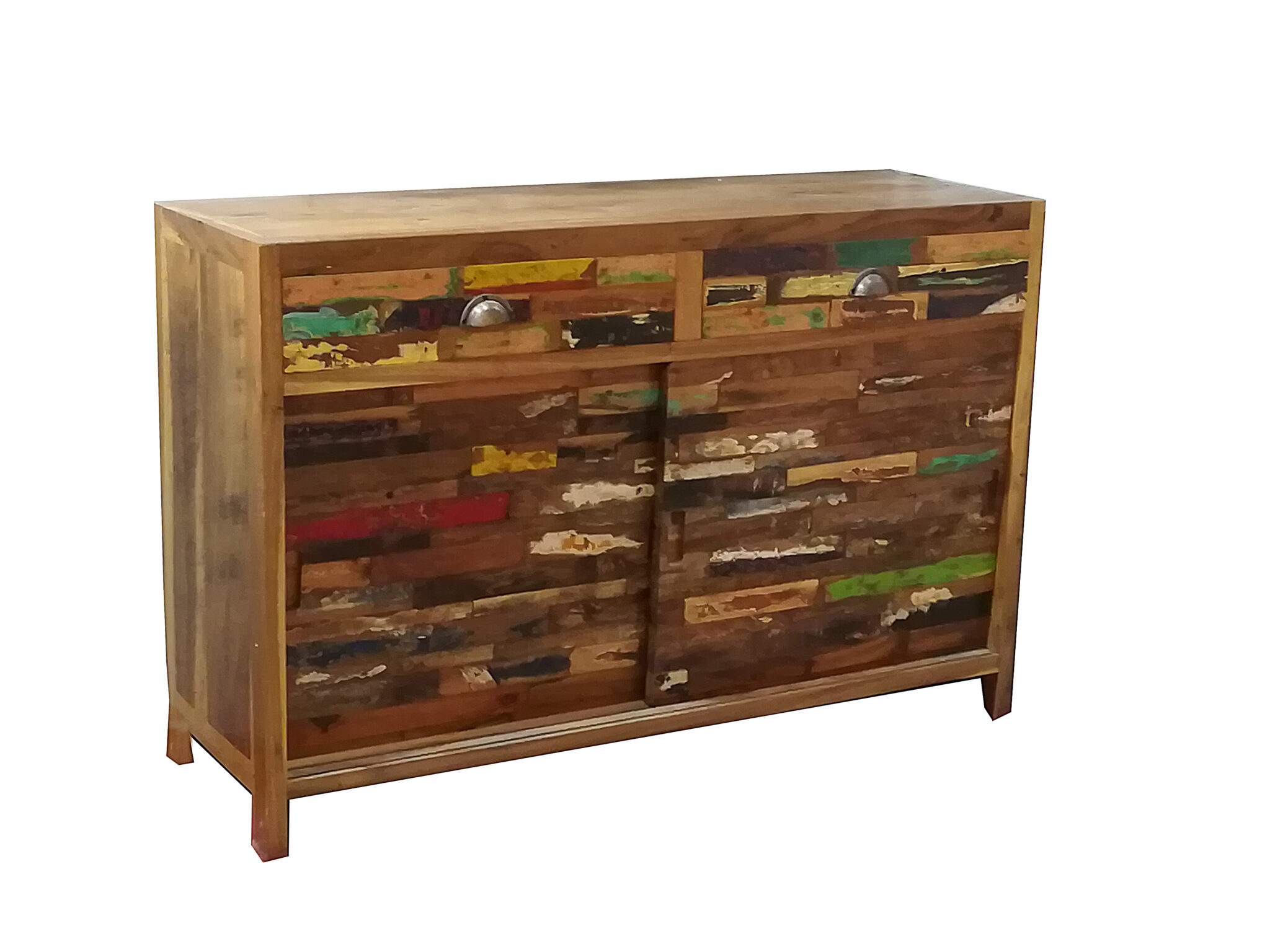 Credenza industrial legno sportelli