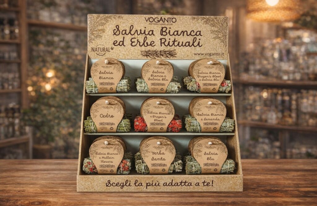 salvia bianca ed erbe rituali